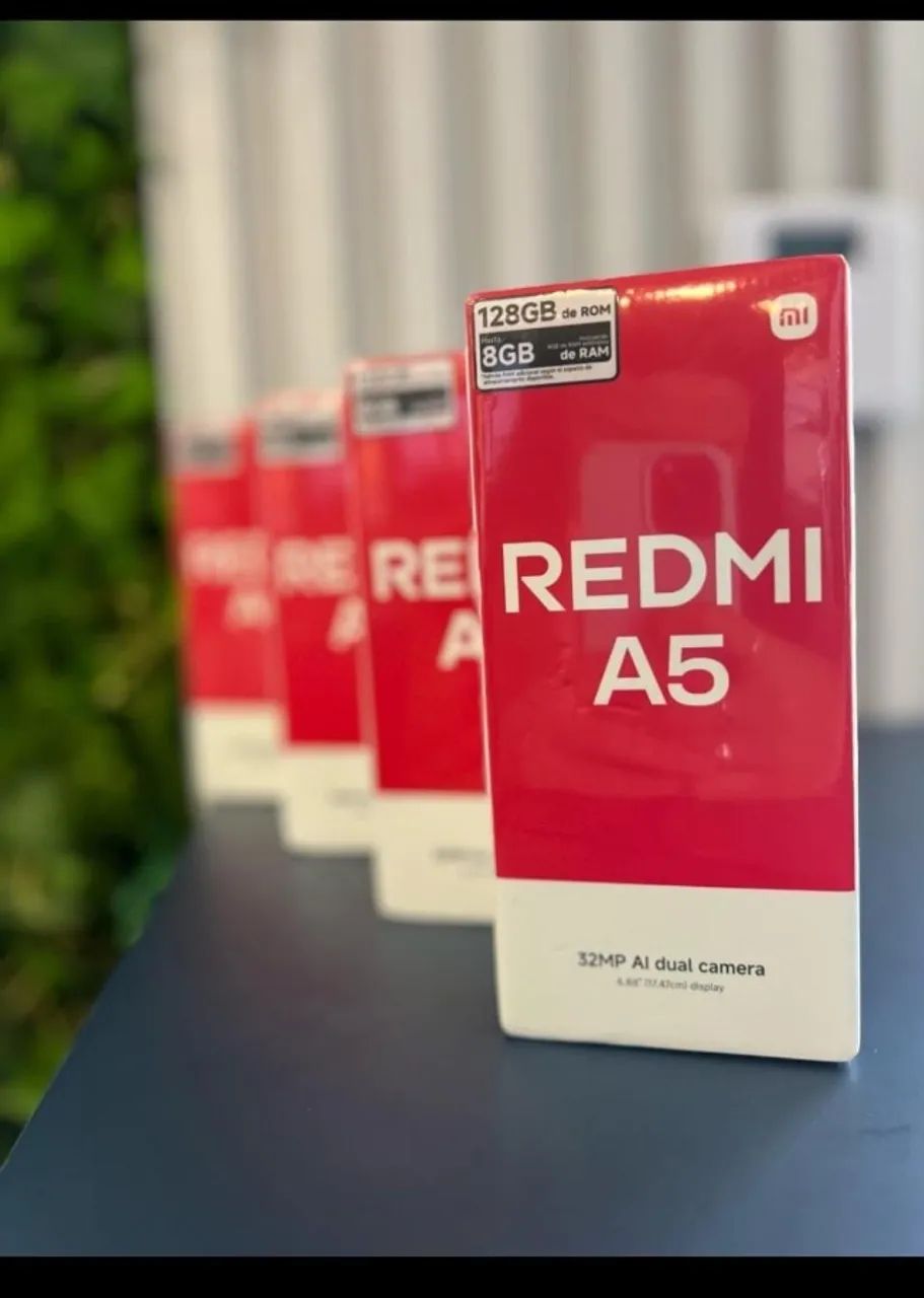 ?Redmi A5 128/4  Gold Preto  Azul 