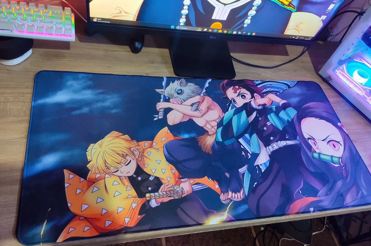 Mousepad gamer extra grande 80x40cm