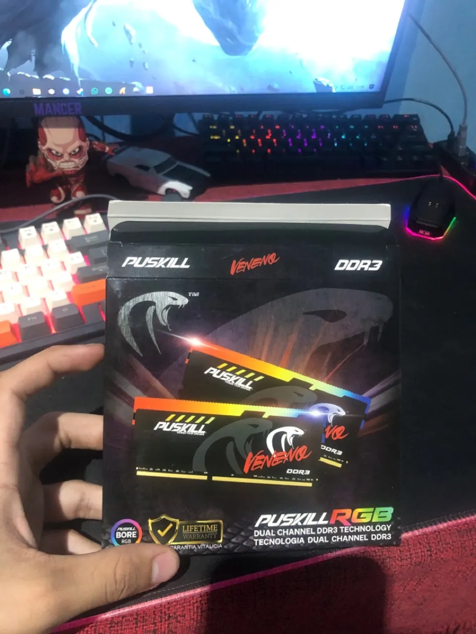 Memória RAM DDR3 16 GB 8x2 NOVA