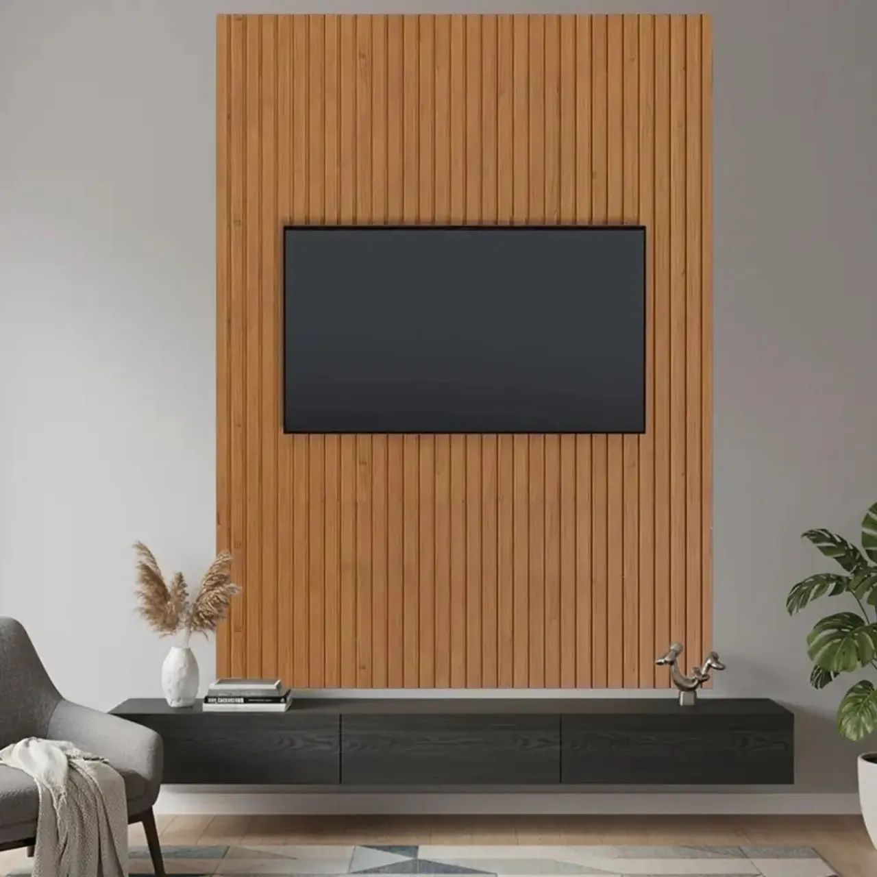 Painel Ripado para Tv Até 45 Polegadas p65