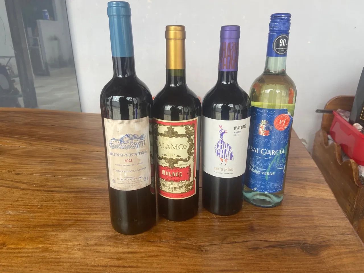 Vinho Tinto e Branco - Bons Ventos, Alamos, Chac Chac e Sal Garcia