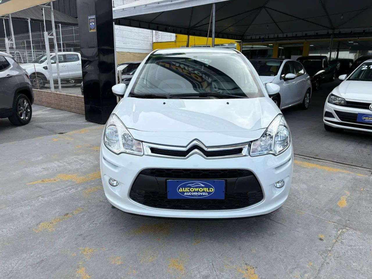 C3 ATTRACTION 1.6 FLEX 16V 5P AUT.  BRANCA 2018/2019 - Foto 3