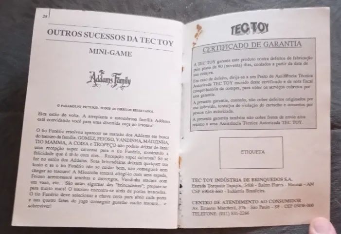 Manual Original Sonic 2 Mega Drive Tec toy - Foto 4