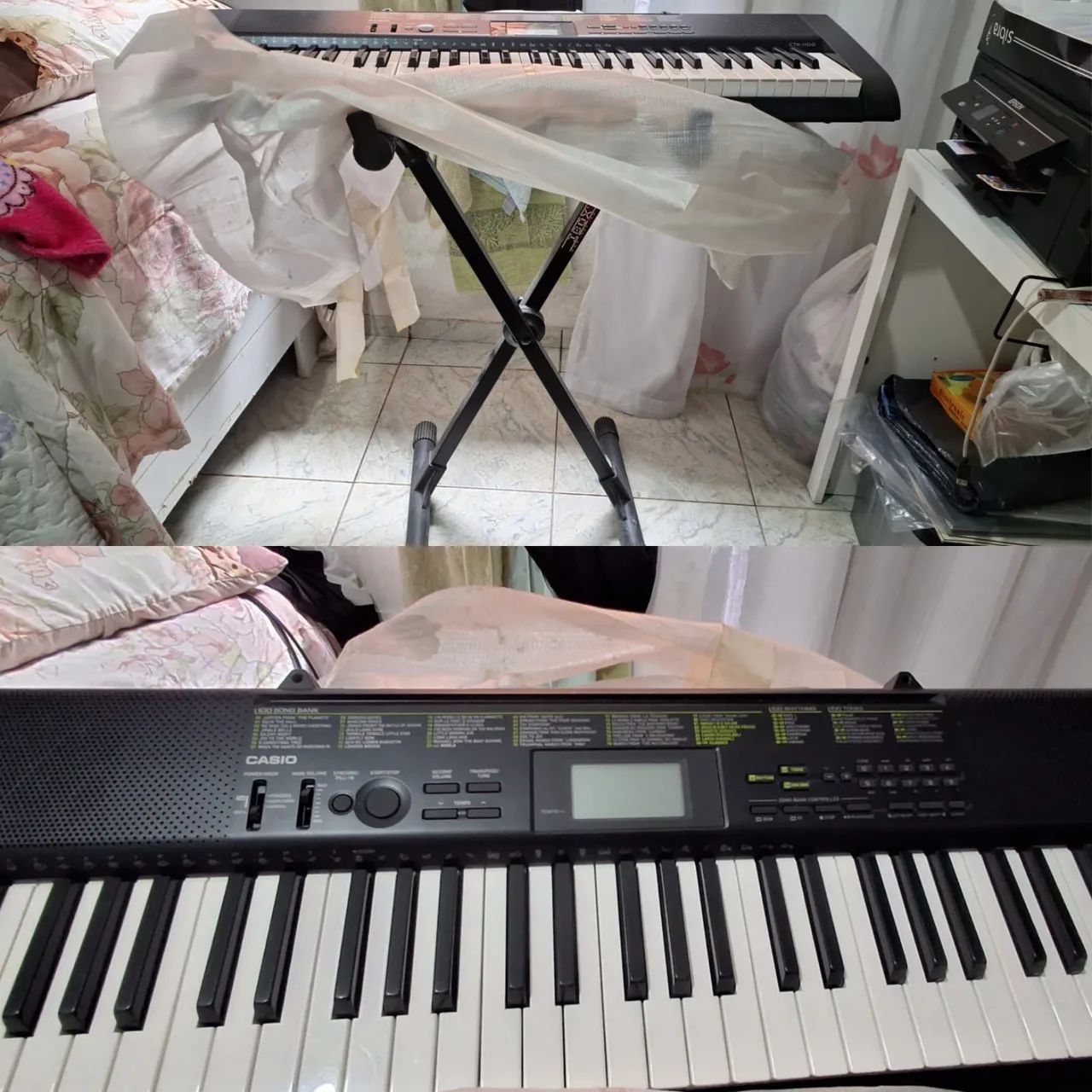 Teclado casio Modelo CTK-1100 R$500,00