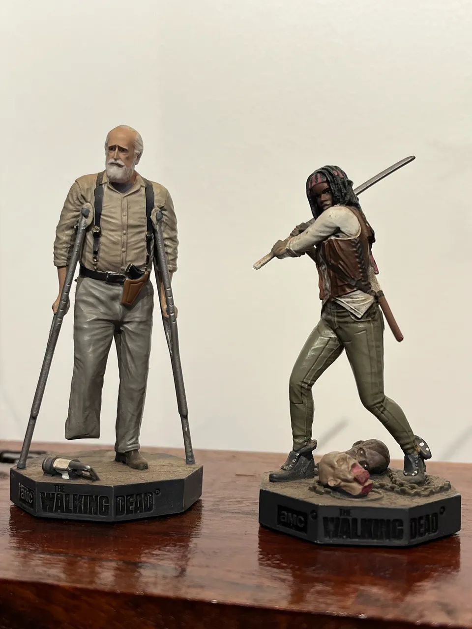 The Walking Dead Eaglemoss figures - Michonne e Herschel