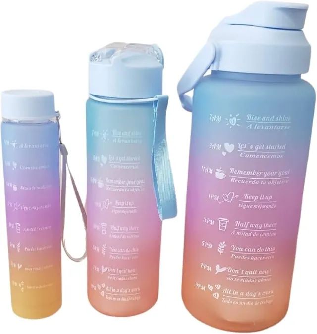 kit com 3 garrafas de 2l, 900Ml e 300Ml. - Foto 3