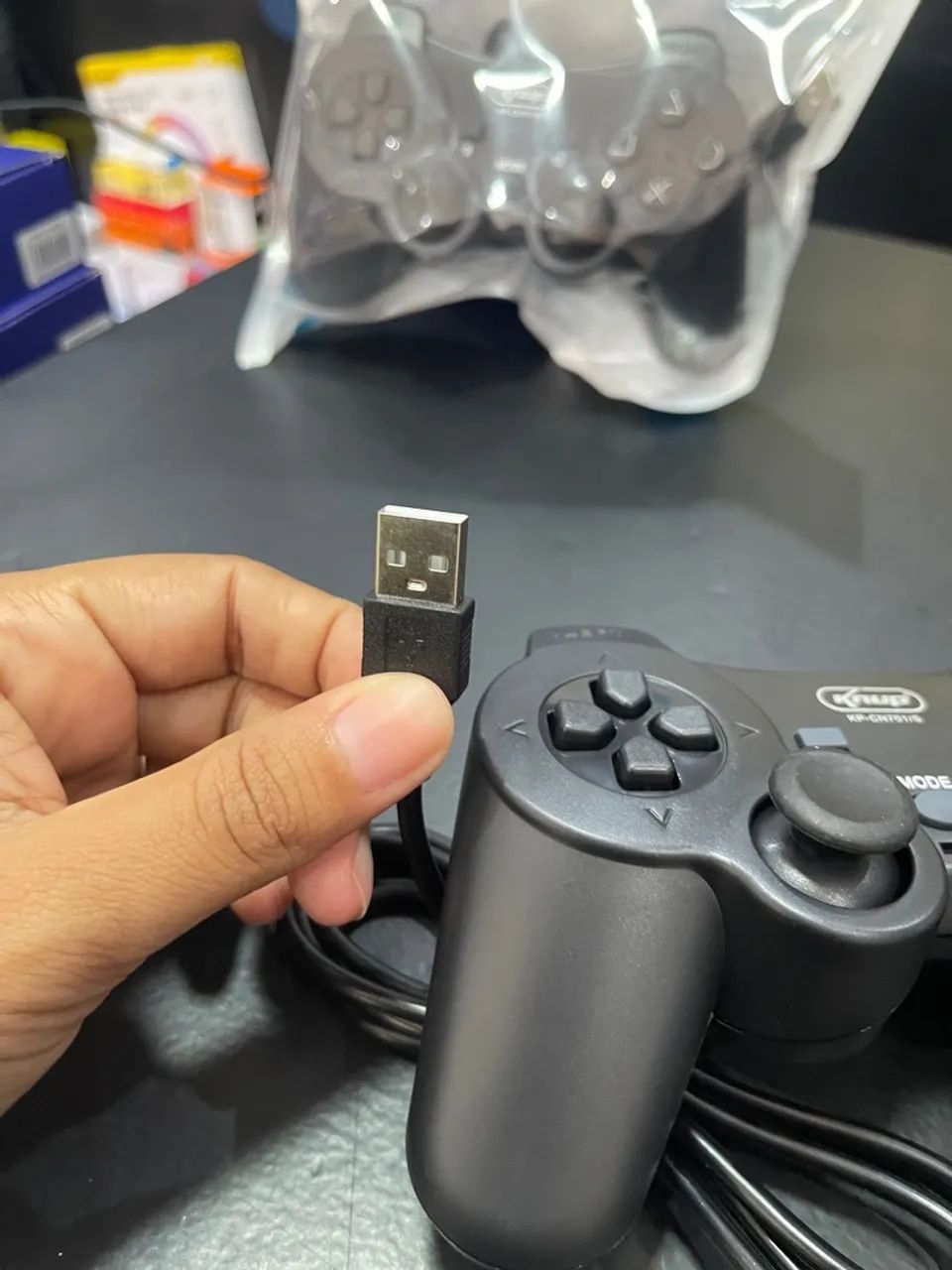 Controle USB Knup 3D joystick - Novo - Foto 2