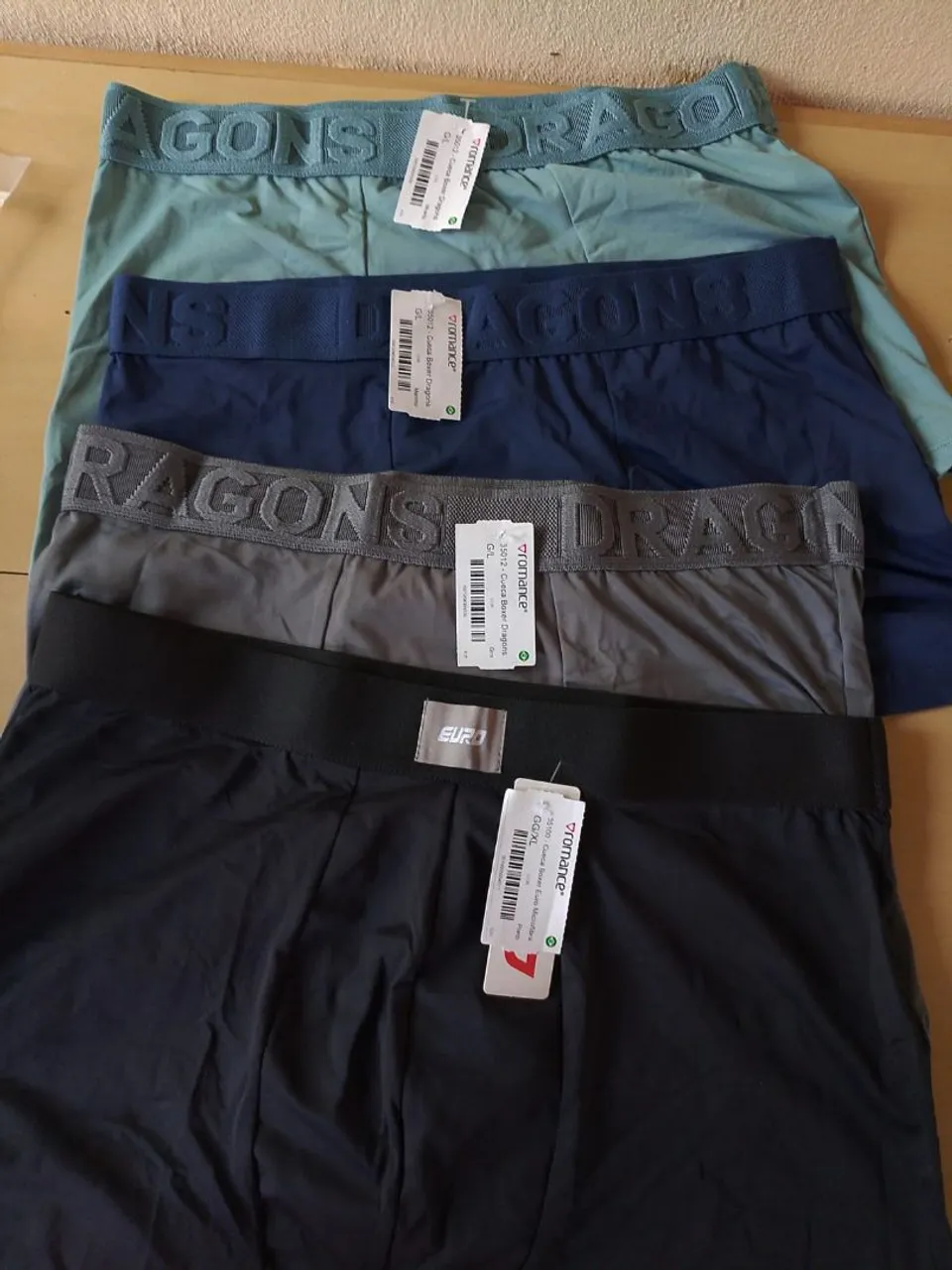 Cuecas Euro /Boxer Dragões