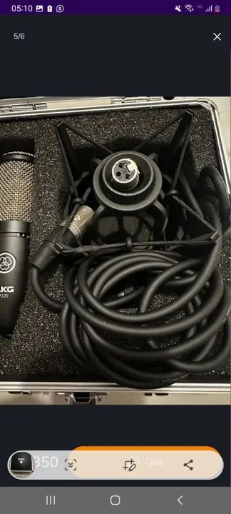 Microfone AKG P220 com Shock Mount - Foto 2