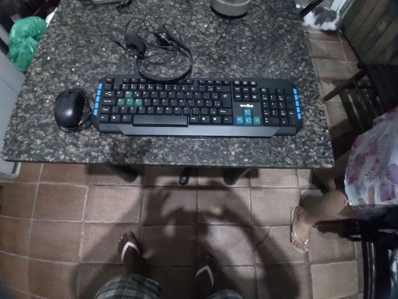 Teclado para jogo