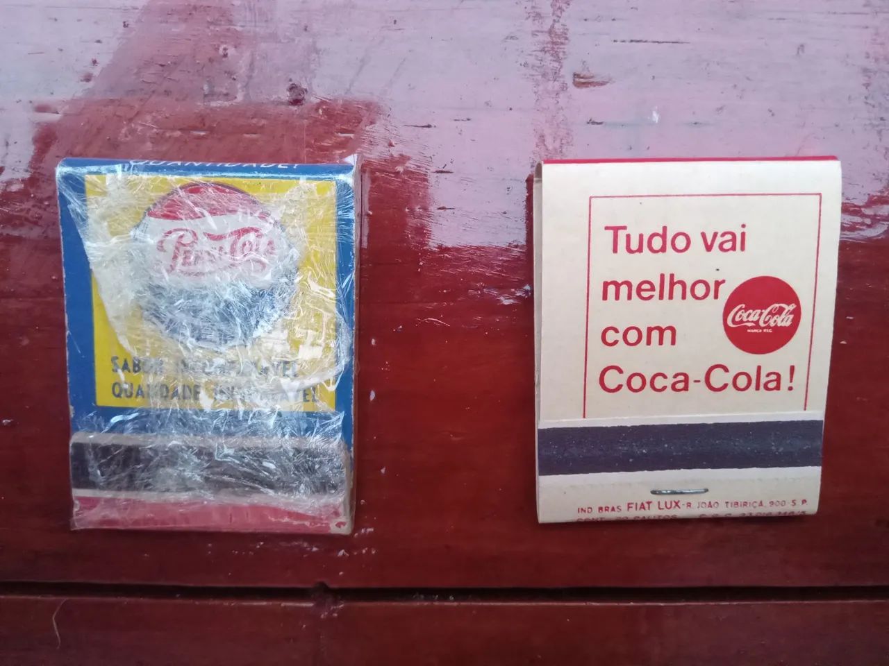 Caixinha de Fósforo COCA COLA e PEPSI - Foto 2