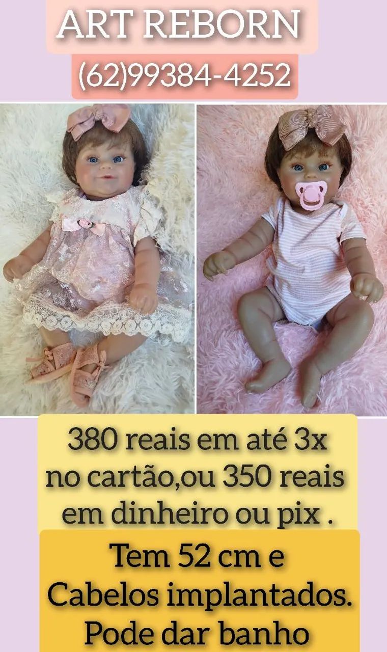 Bebês reborn à pronta entrega em Goiânia  - Foto 2
