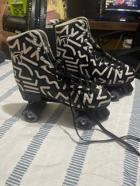 Patins Quad 42/43, usados VENDA URGENTE  - Foto 5
