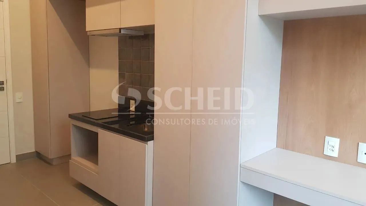 Studio Novo para Locação no Brooklin com 25,85m², a meia quadra do Metrô. Condomínio Haus 