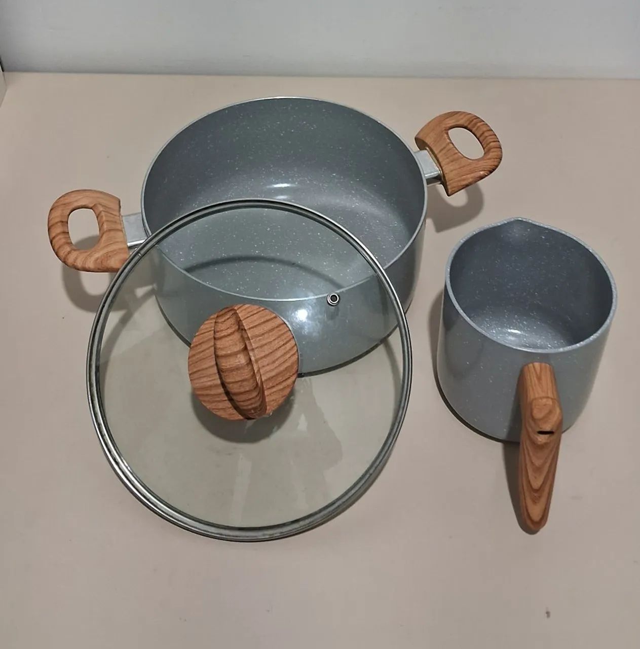 Conjunto panelas ceramiclife Brinox - Foto 3