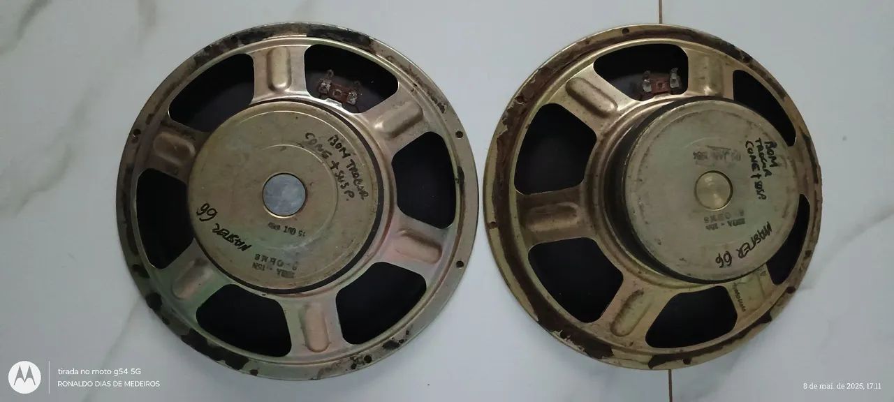 Alto-falantes de som vintage master 78/66 - Foto 2