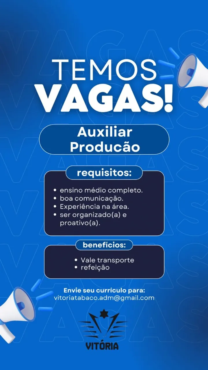VAGA DE EMPREGO