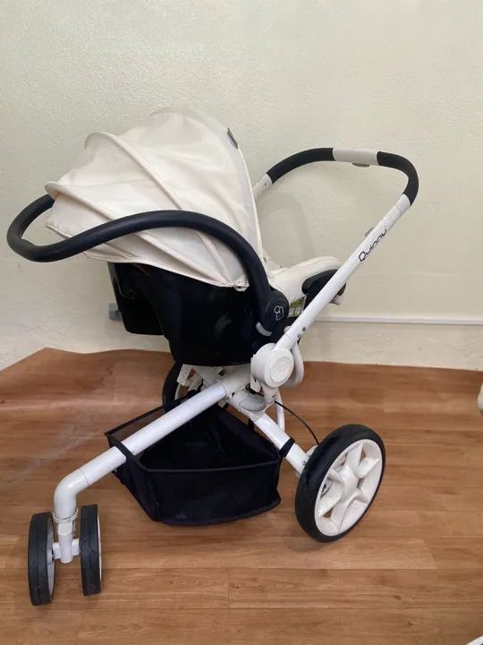 Conjunto completo de carrinho, Moisés e bebê conforto - Foto 3