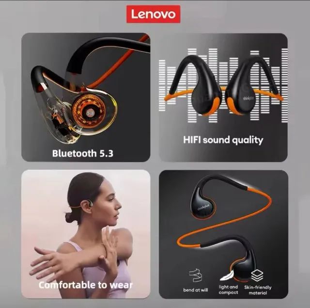 Lenovo X7 Bluetooth de Condução Óssea Thinkplus . - Foto 3