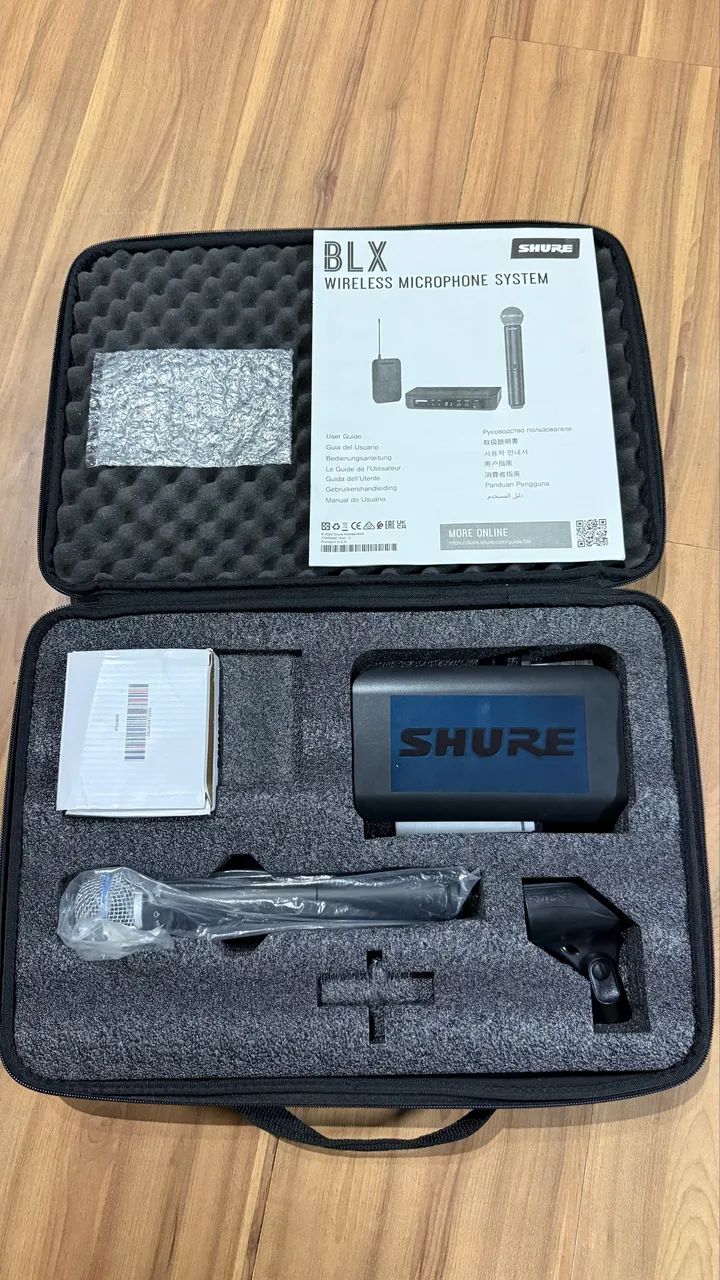 Microfone shure GLXD sem fio beta 58a - Foto 5