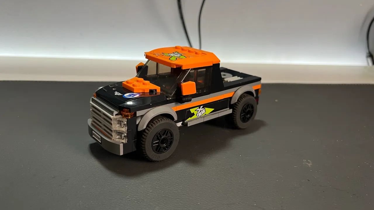 lego caminhonete e barco de corrida  - Foto 4