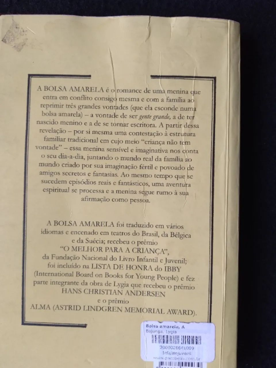livro, A bolsa  amarela  - Foto 4