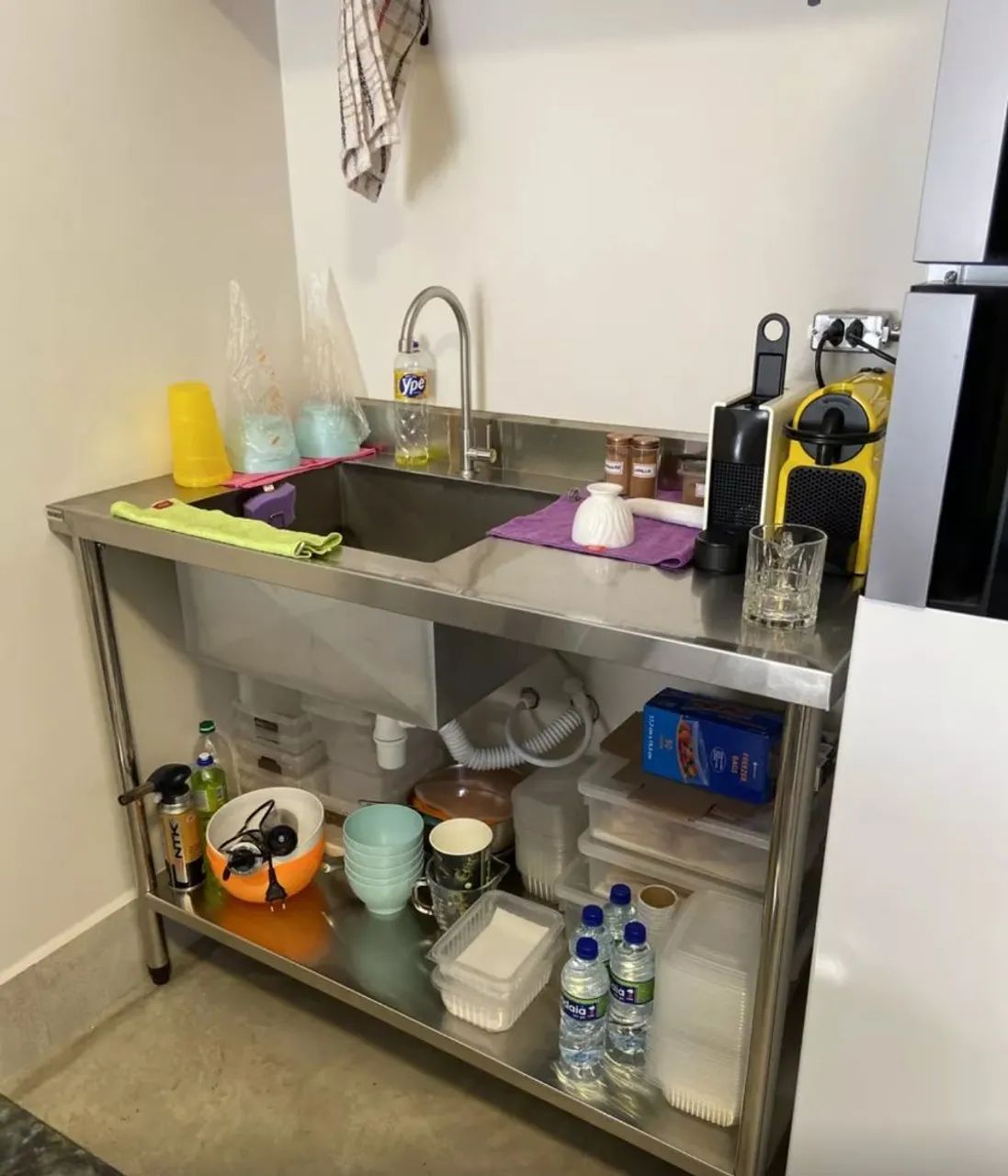 Pia de aço inox para comércio