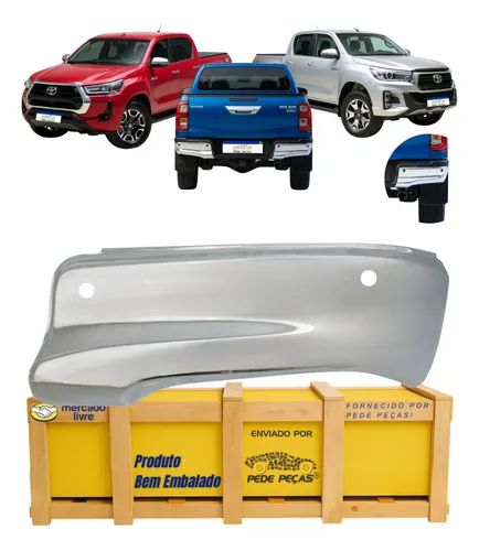 Ponteira Direita Parachoque Hilux 2016 17 18 A 2025 C/sensor