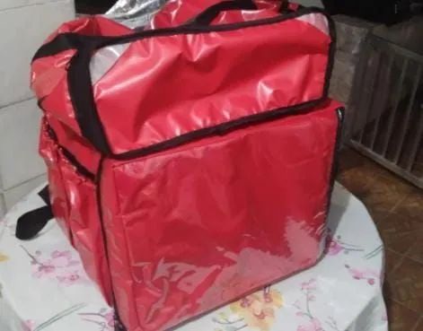 Mochila Bag para pizza de 45CM  dupla  - Foto 3