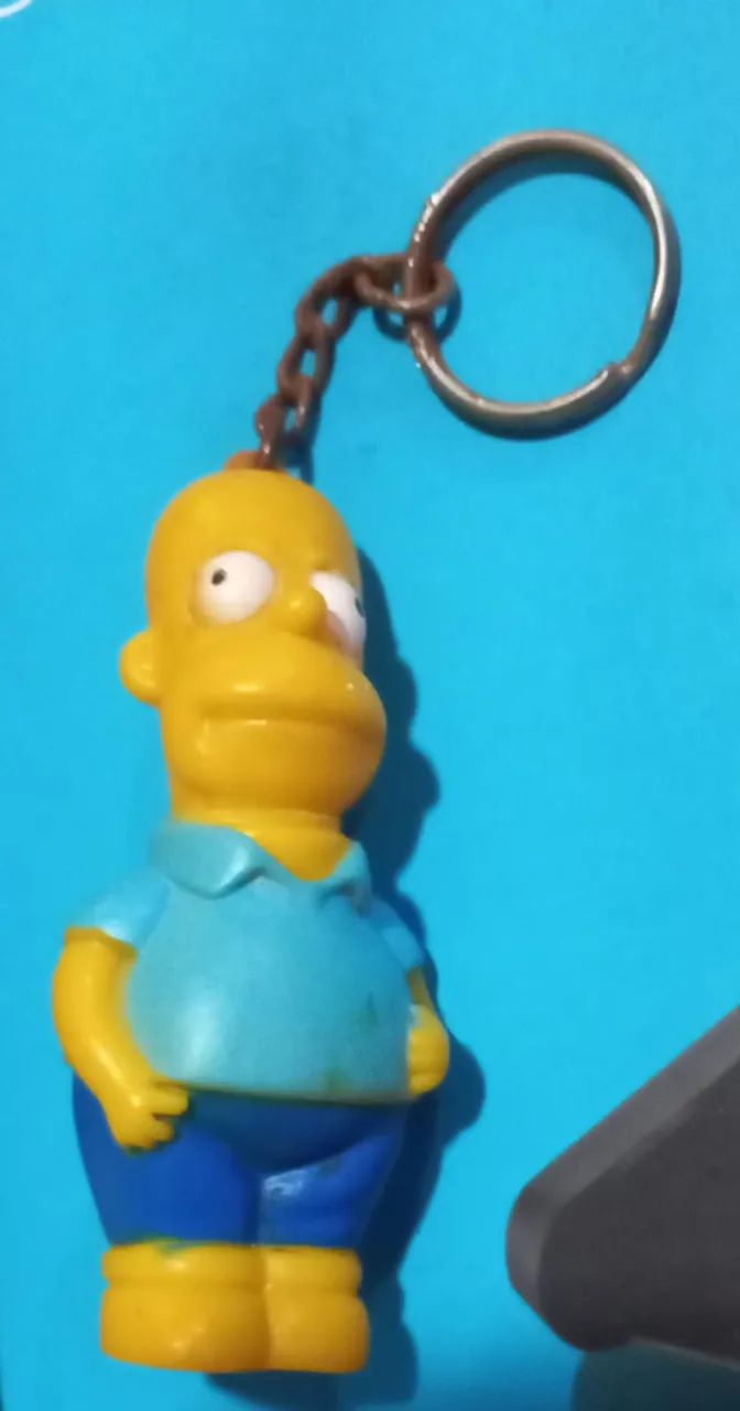 Chaveiro Simpsons Anos 80 e 90