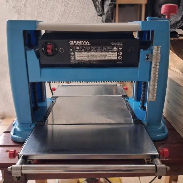 Plaina Desengrosso/Desengrossadeira de Bancada 1500w G683br Gamma - [110v]