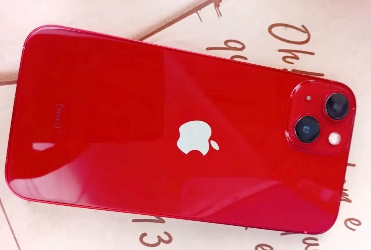 iPhone 13 Red 256g Perfeito com caixa - Celulares e Smartphones