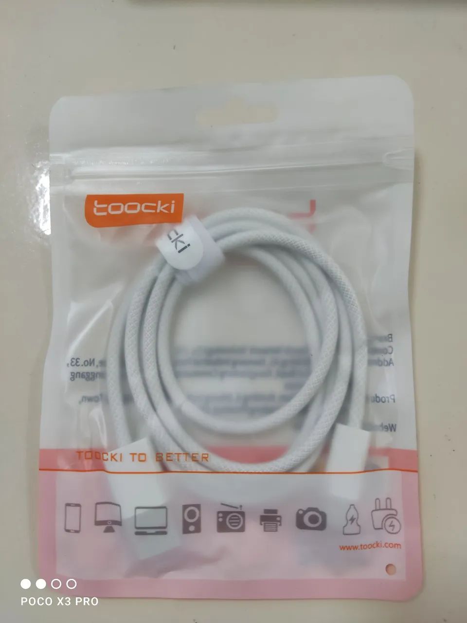 Cabo USB Toocki para Celular - Novo