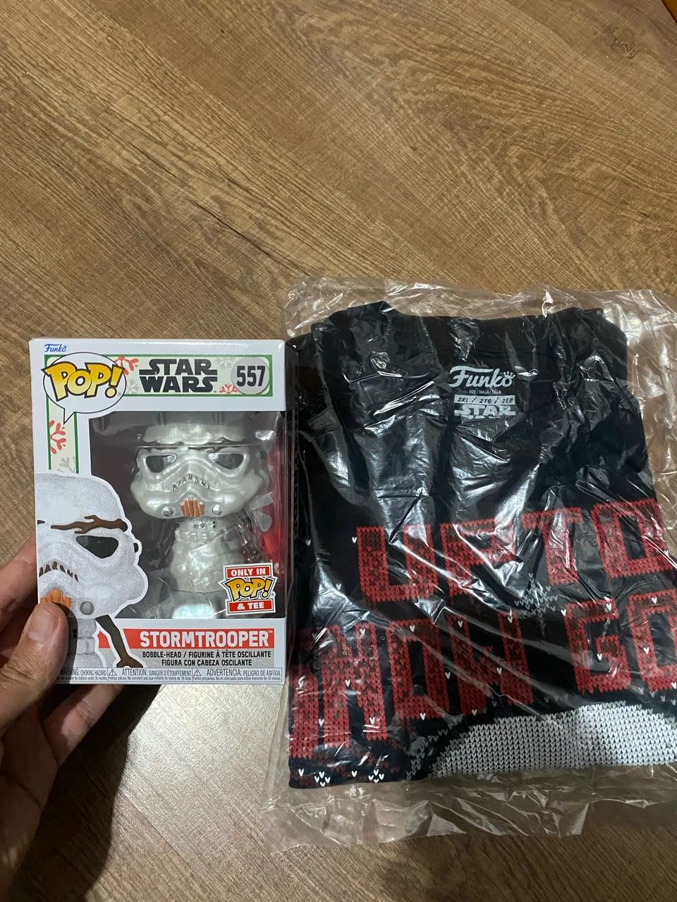 Kit Funko Star Wars com boneco e camiseta XXL