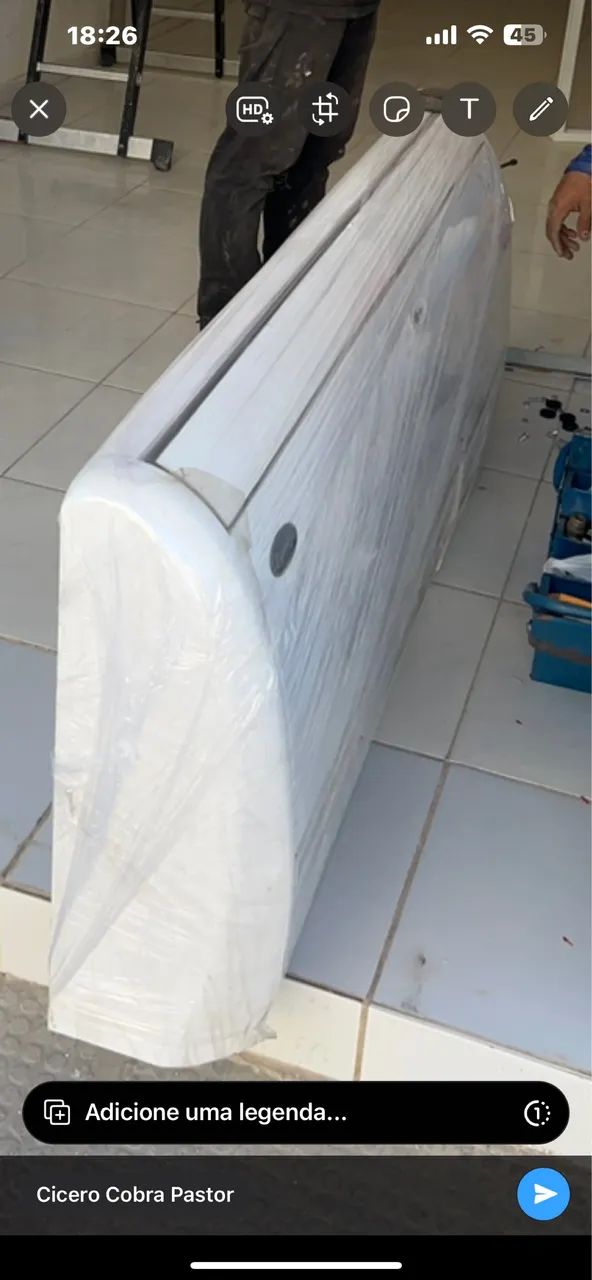 Ar condicionado split 60.000 btus semi novo 