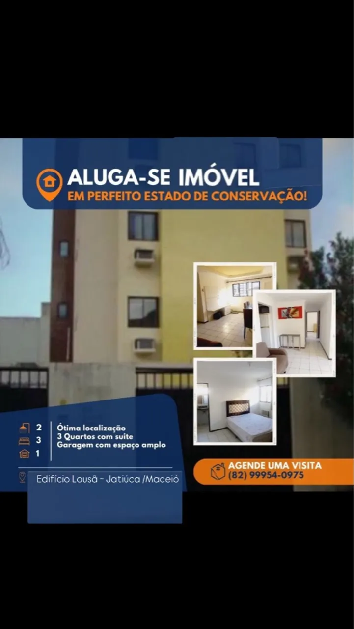 Apartamento 3/4 para alugar 3 quadras da praia da Jatiúca 