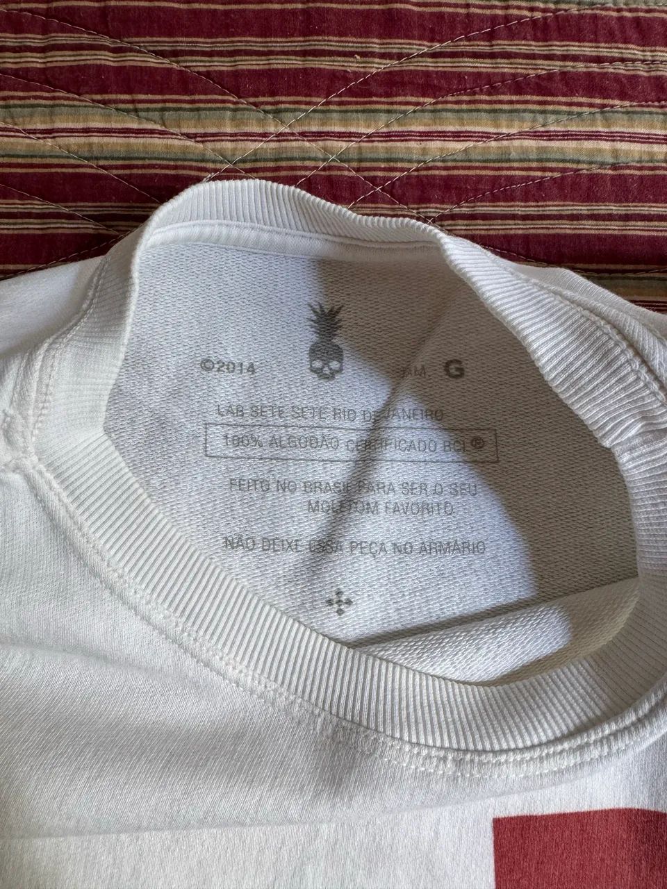 Suéter off white Lab77 Volpi( Marlboro Red) tamanho G - Foto 4