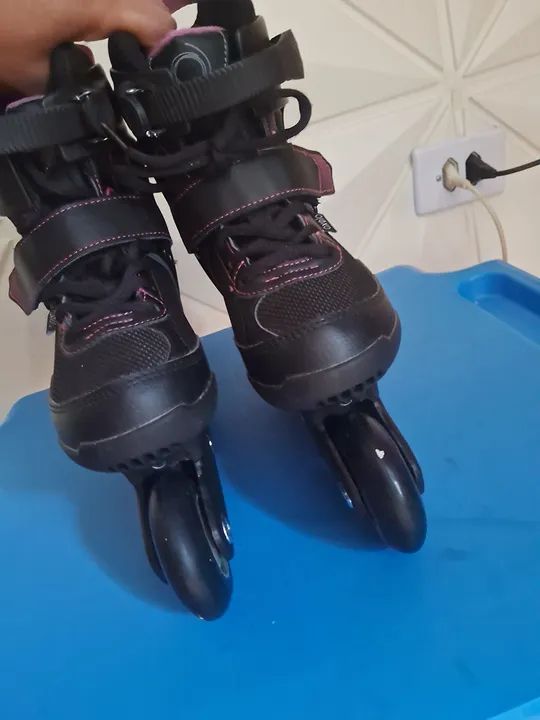 Patins oxelo n33/34,aceito cartão 