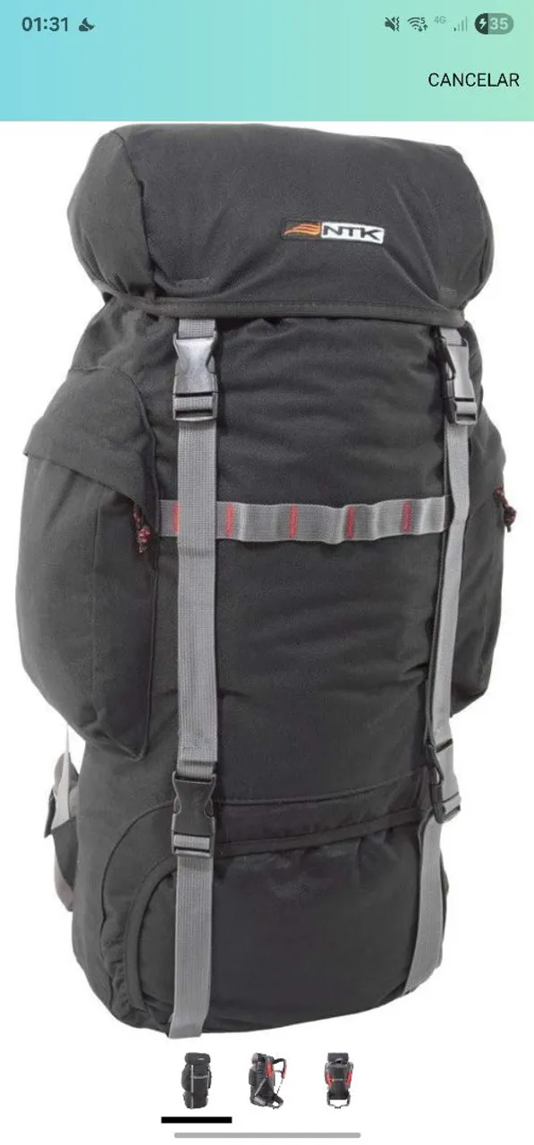 Mochila NTK Challenger 60L - Ideal para Aventura