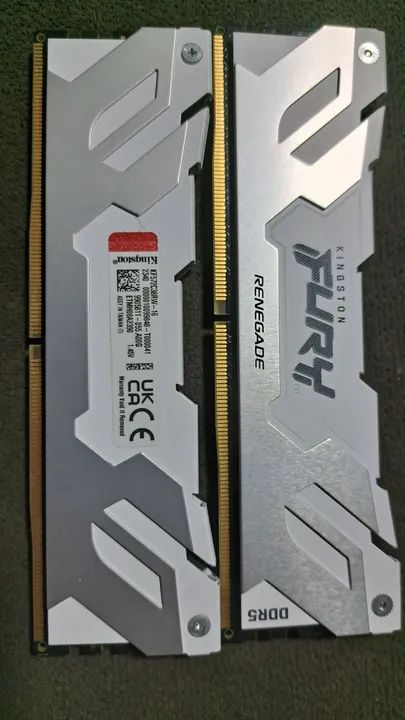 Memória ddr5 32gb 7200mhz fury renegade