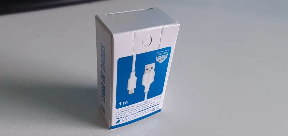 Cabo de dados 2.1A - Lightning p/ USB - iP14 - LECOVER - Foto 4