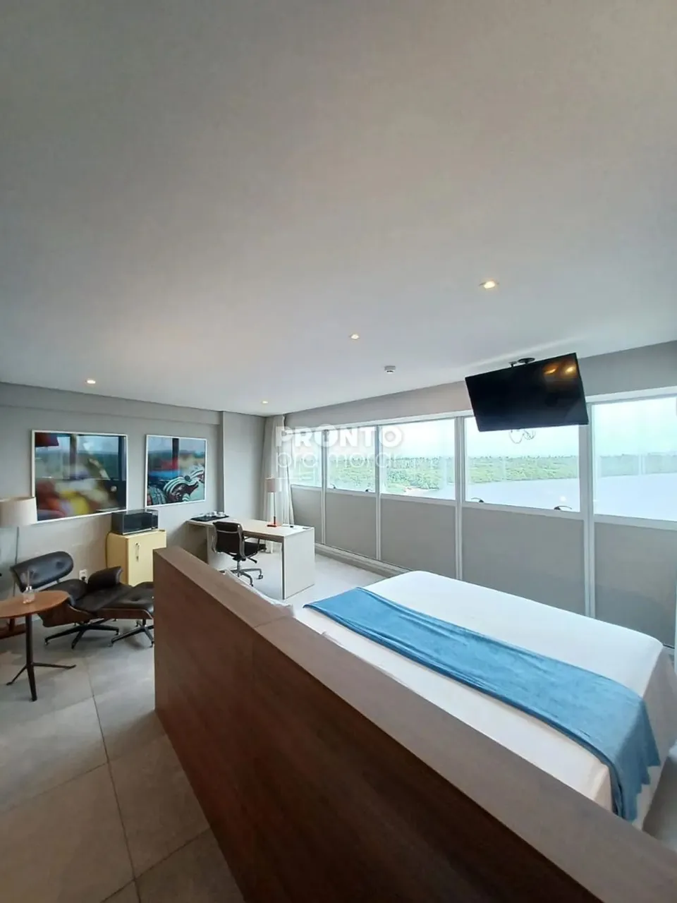 Excelente flat tipo Studio com vista para o mar, localizado em Barra de Jangada.