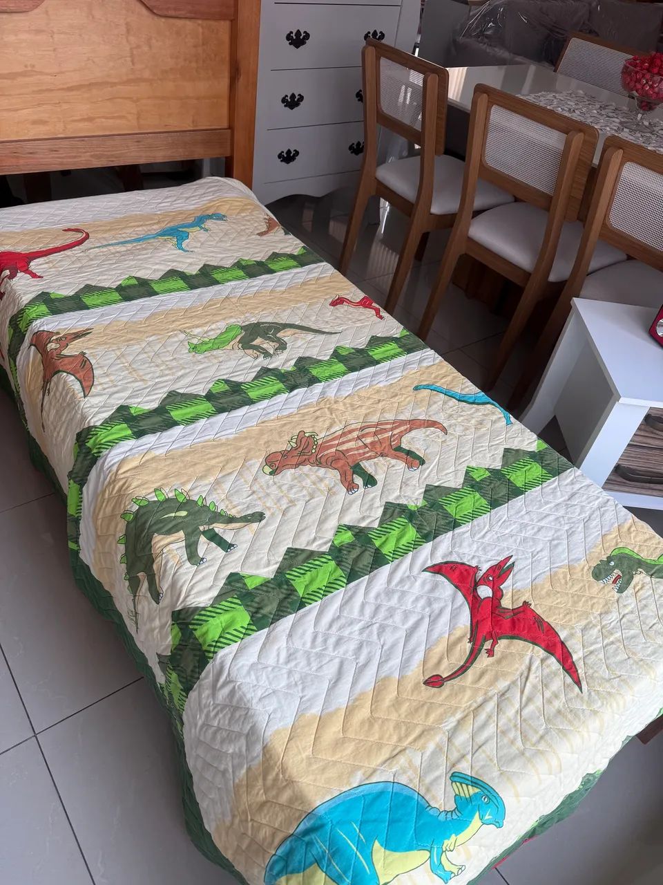 Colcha Infantil- Dinossauros 