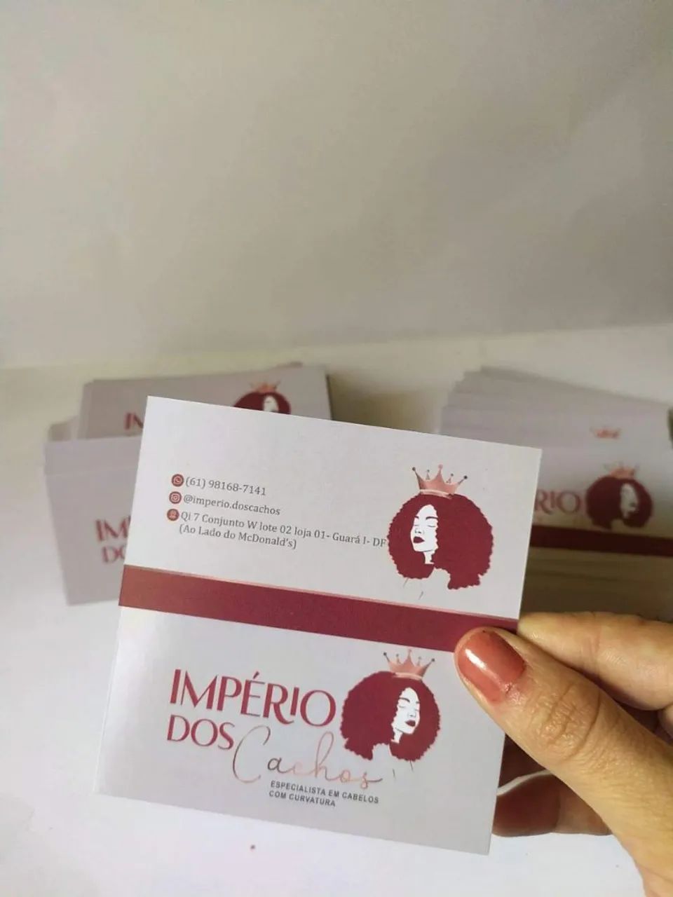 Cartão de visita 1000UN frente e verso