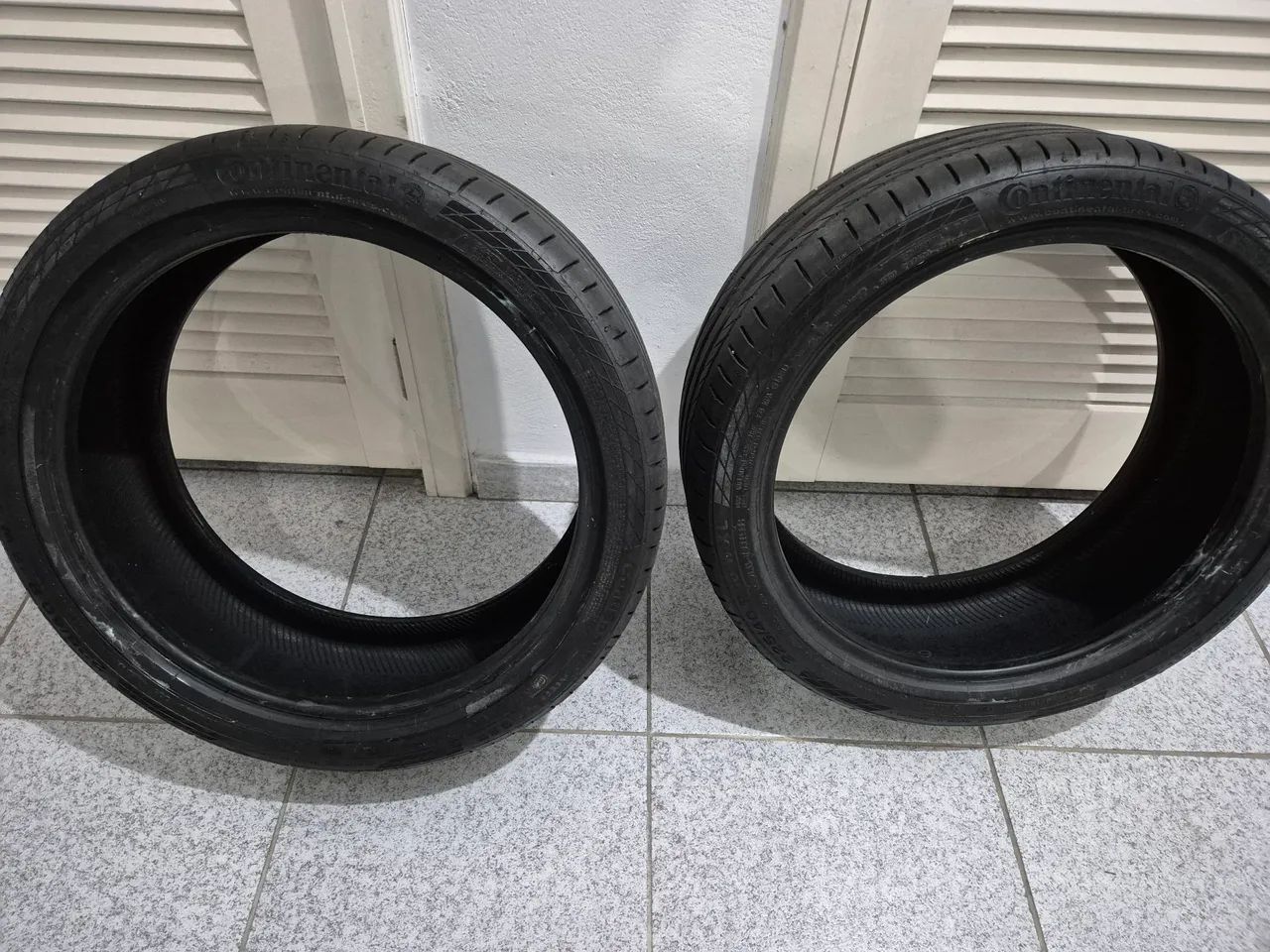 4 Pneus Usados Continental. 2 225/40 R 18 W XL e 2 245/40 R 18 W XL. - Em Excelente Estado - Foto 4