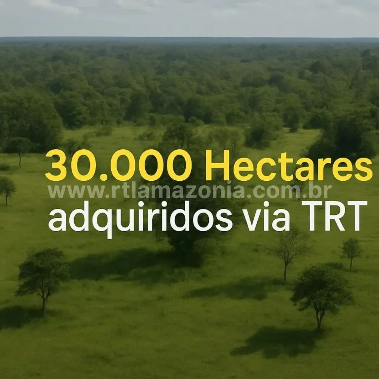 Adquirido em leilão do TRT, 30.000 HECTARES