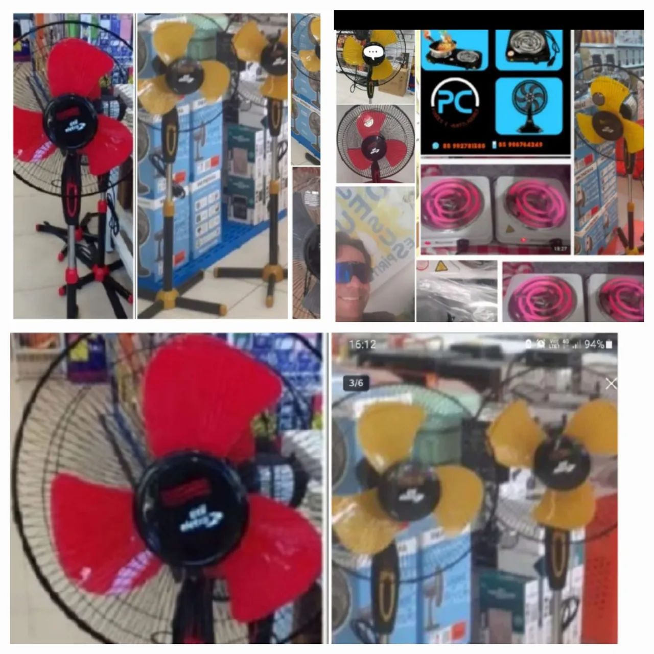 Ventilador de coluna 40cms NOVOS GARANTIA 1 ANO - Foto 5