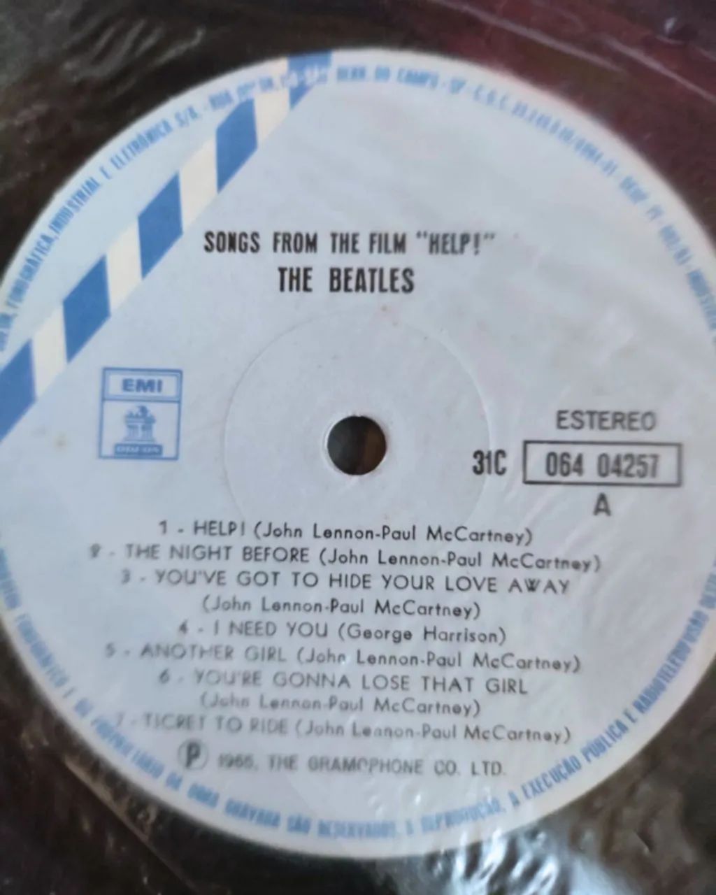 Disco de Vinil - The Beatles - Help! (EMI/Odeon - Brasil) - CDs