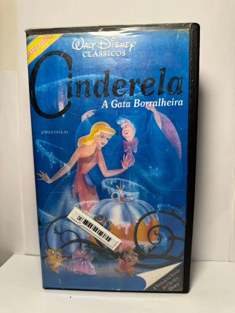 Fita VHS - Cinderela - A Gata Borralheira - Clássicos Disney