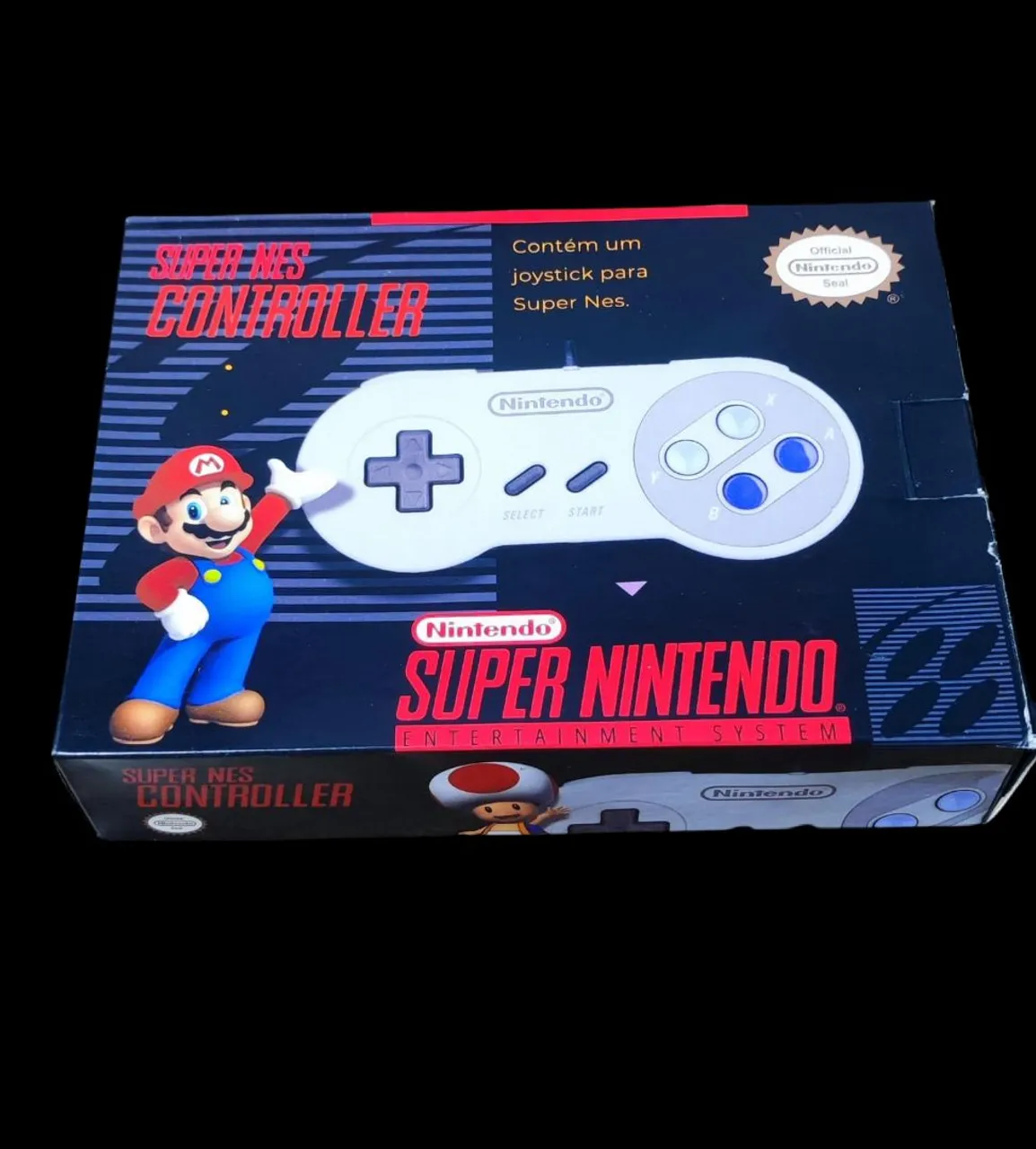 Controle Super Nintendo Paralelo - Novo com caixa.